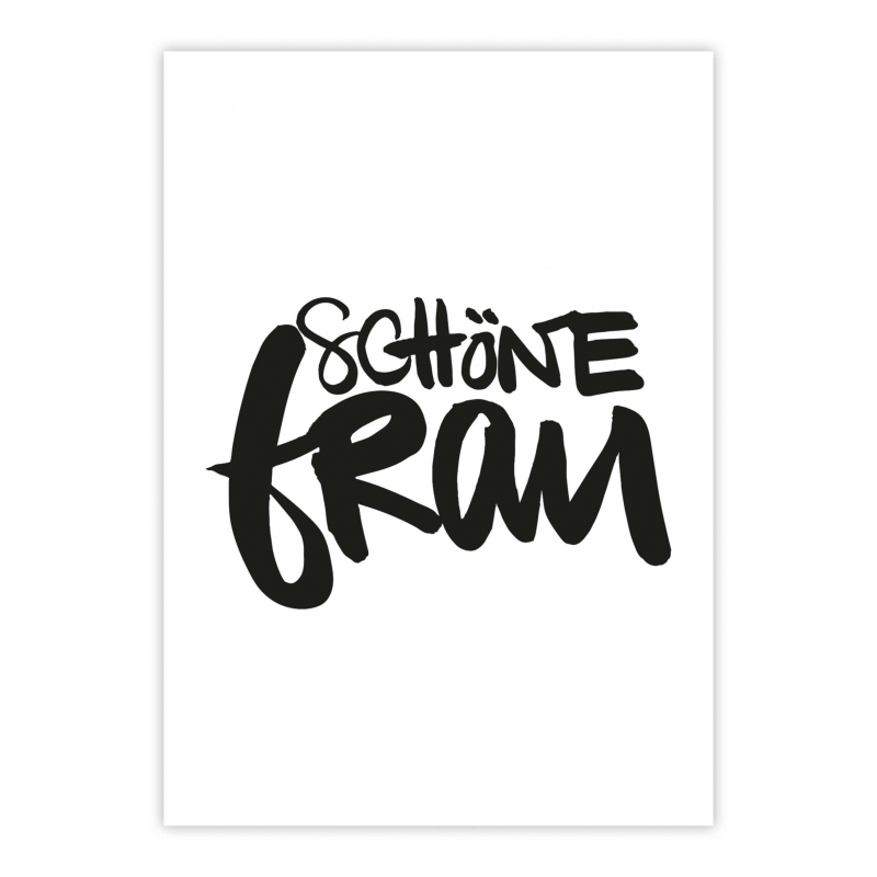 Postkarte / SCHÖNE FRAU